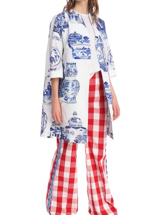 Бордовые брюки WEEKEND MAX MARA: фото 1 - Invogue